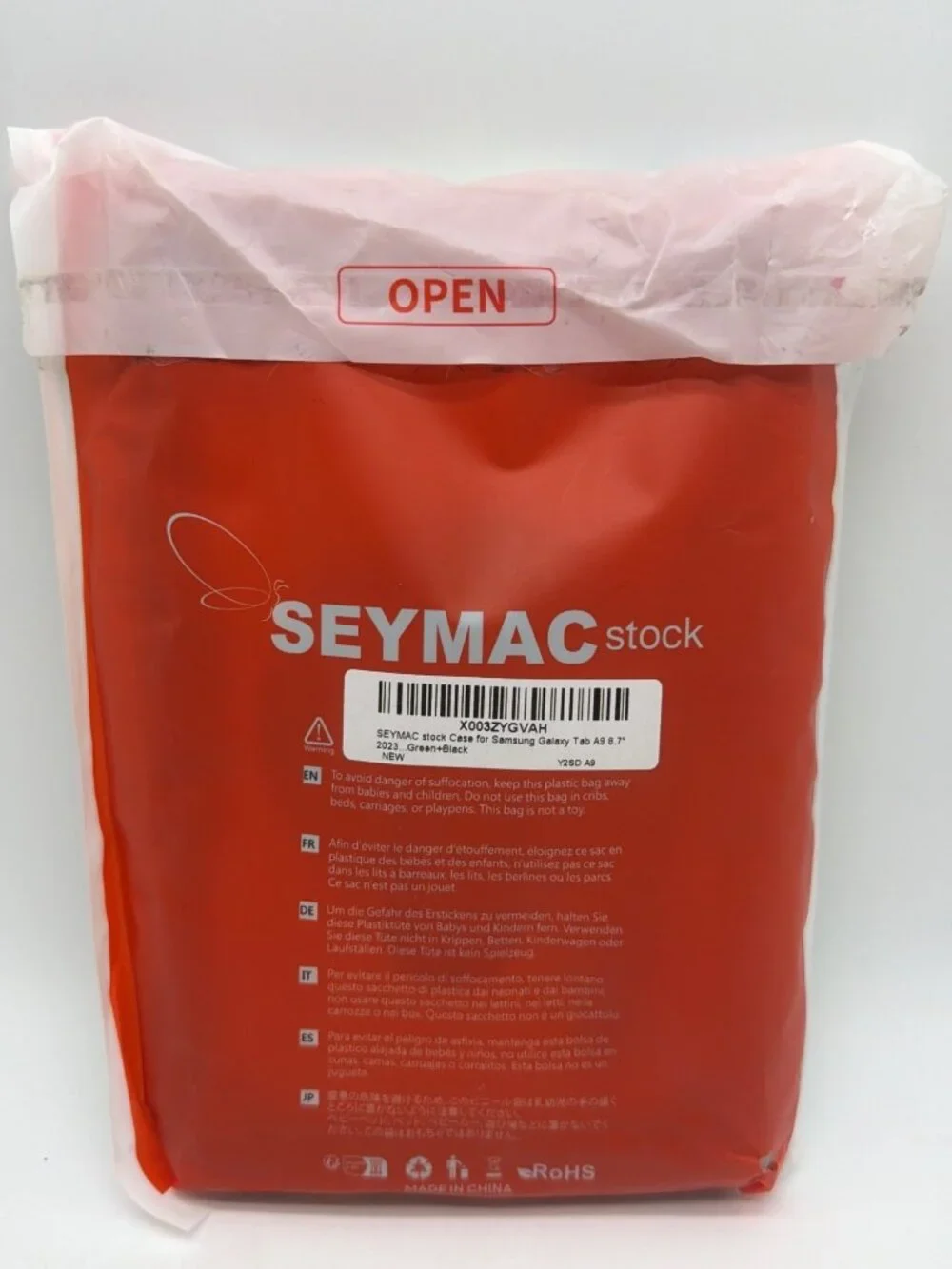 Seymac Stock Shockproof Case For Samsung Galaxy Tab A9 8.7